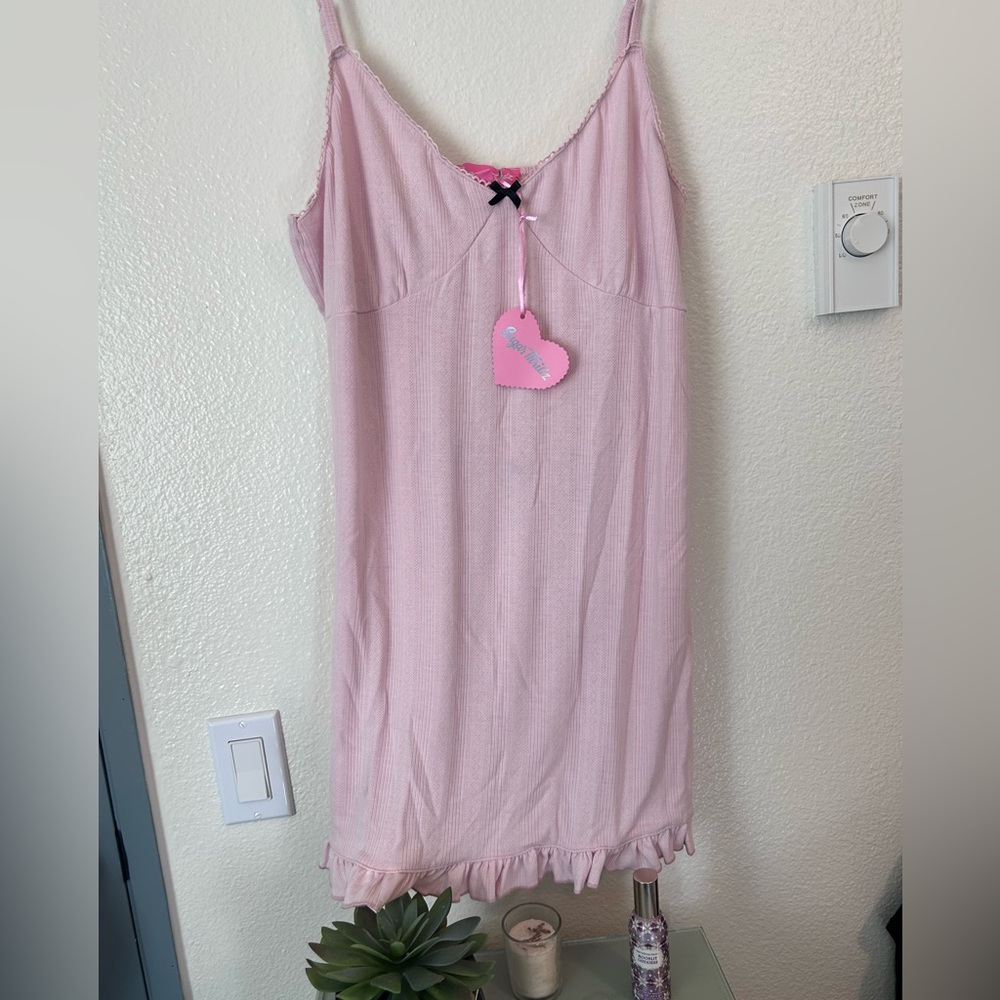 Brand new pink mini dress.